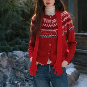 Limited Edition "Berry Festival" 00% Wool Fair Isle Soft Cozy round Ne Open Cardigan Women's Aosphere Vintage Sweater 2 ... - AliExpress Sweaters&Jumpers