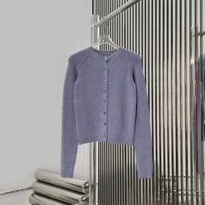 Ele Purple Knitted Long Sve round Ne Open Cardigan Women's Faionable Versatile Simple Sle Luxury Quali - AliExpress Sweaters&Jumpers