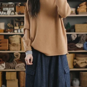 Lrcp Silent eep S No.729 Women's Loose Fit round Ne Wool Sweater Long Sve Autumn Winter Faion Commute Sle - AliExpress Sweaters&Jumpers