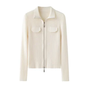Choice Cashmere Sweater For Women Autumn Winter New Knitted Zipper Cardigan Slim Fitting Stand-up Collar Sweater Lapel Jacket - AliExpress Sweaters&Jumpers