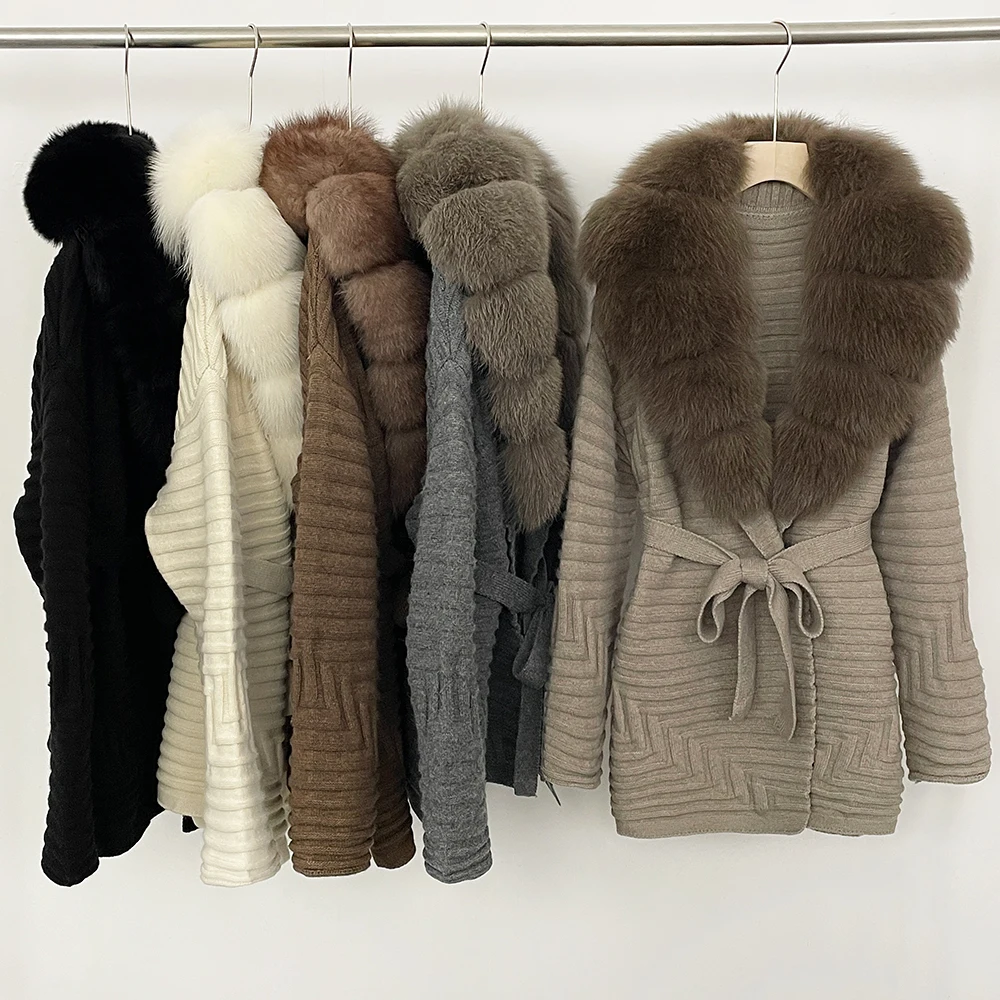 Cardigans Jacket Sweater for Woman Long Sleeve Tops Light Real Fur Women Sweaters Knitwear Thin Knitwear Winter Clothes Ladies - AliExpress Sweaters&Jumpers