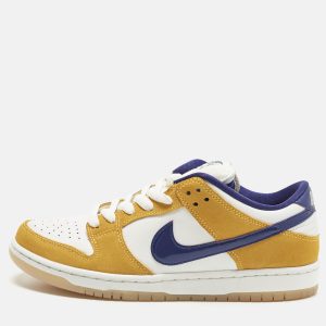Nike SB Dunk Laser Orange Size 43 Multicolor Leather and Suede Low Top Sneakers, Shoes - Luxury Closet
