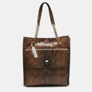 Kate Spade South Kensington Denee Python Embossed Leather Tote, Tote Handbags - Luxury Closet
