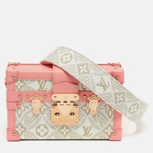 Louis Vuitton Petite Mallee Pink Since 1854 Jacquard Clutch, Clutches & Special Occasion Bags - Luxury Closet