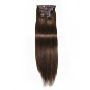Nadula Virgin Hair Extensions Clip In Human Hair Extensions 220g #4 Brown Color, Catalog Online Nadula 490