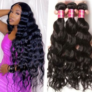 Nadula Best 3 Bundles Indian Virgin Hair Natural Wave Wavy Indian Virgin Human Hair Weave, Catalog Online Nadula 145