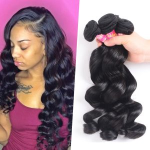 Nadula 4 Bundles Virgin Brazilian Loose Wave 16in-26in Quality Brazilian Virgin Human Hair Weaving Free Shipping, Catalog Online Nadula 165