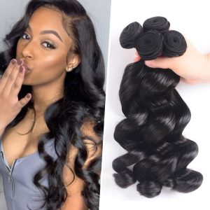 Nadula Quality Brazilian Virgin Hair Weave Loose Wave 3 Bundles Wavy Brazilian Human Hair On Sale, Catalog Online Nadula 168