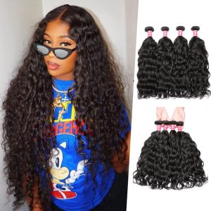 Nadula Brazilian Virgin Hair Weave Natural Wave 4 Bundles Double Wefted Brazilian Wavy Hair Extensions, Catalog Online Nadula 172