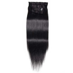 Nadula #1 Jet Black Clip In Hair Extensions Wholesale Cheap Real Best Human Hair Extensions, Catalog Online Nadula 492