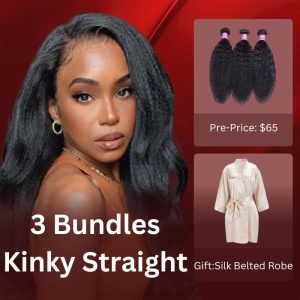 Nadula Pre Sale Kinky Straight Hair Weave 3 Bundles Virgin Human Hair Natural Color, Catalog Online Nadula 2648