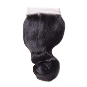 Nadula Free Part Virgin Human Hair 4×4 Lace Closure Loose Wave Natural Color, Catalog Online Nadula 561
