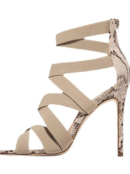 Elegant Plain Shoes, Heels, color:Off White|size:43, Stylewe