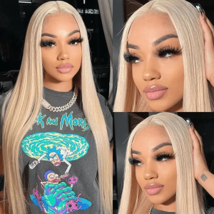 Nadula HD Lace 180% Density Straight Wig 613 Blond Color 5X5 Lace Closure Glueless Wig, Catalog Online Nadula 2262