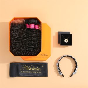 Nadula 8A High-quality Curly Hair Bundle 3 Bundles With 1 PC Closure Exquisite Ceremony Package, Catalog Online Nadula 1655