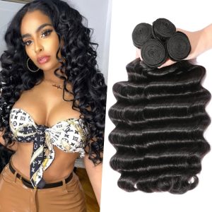 Nadula Loose Deep Virgin Hair Weave 4 Bundles Thick Hair Bundles Hot Style, Catalog Online Nadula 707