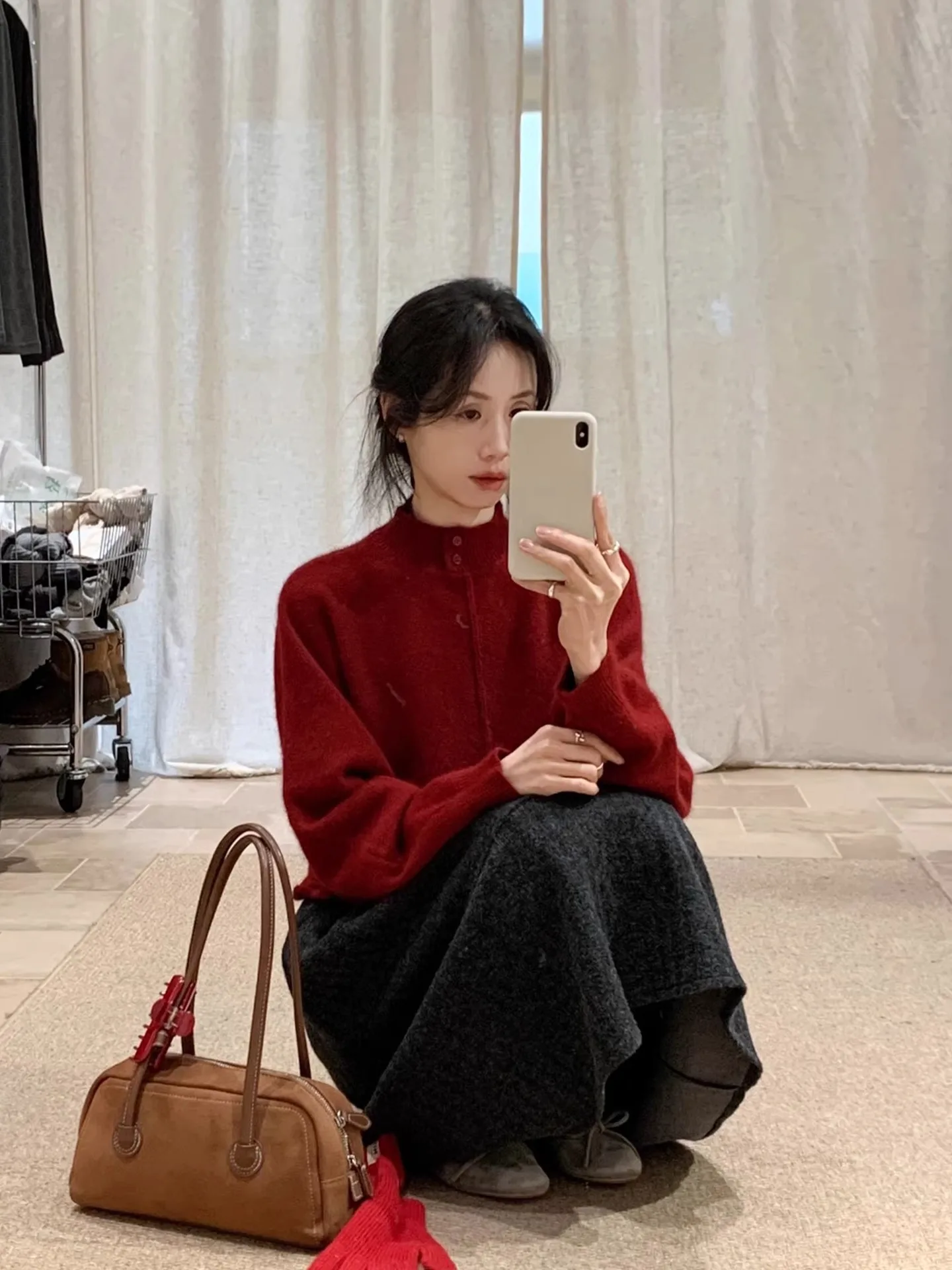 BRIVIN Korean Sle Women's Soft Wool Sweater f High Collar Cuffed Sve Long Sve Autumn Winter White Enhancing Top - AliExpress Sweaters&Jumpers