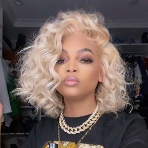 Nadula 613 Lace Frontal Wig 13X4 Water Wave Blonde Wig Lace Front Human Hair Wigs Pre-plucked with Natural Hairline, Catalog Online Nadula 2451