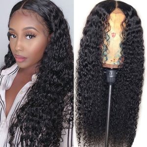 Nadula Jerry Curly 4 By 4 By 0.75 Inch Middle Part Lace Closure Wig 100% Virgin Human Hair T Part Wig, Catalog Online Nadula 1268