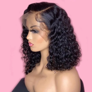 Nadula Whatsapp Flash Deal Short Bob Wig 180% Density Lace Frontal Wig Jerry Curly 100% Human Hair, Catalog Online Nadula 2361
