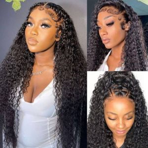 Nadula Jerry Curly 13x4 Lace Frontal Wigs T Part Virgin Human Hair Wig 150% Density, Catalog Online Nadula 2576