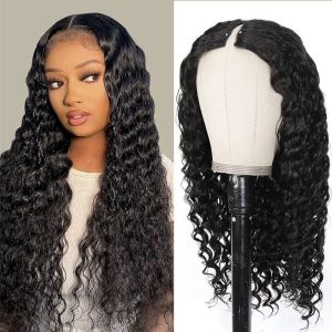 Nadula Two In One Dry Straight & Wet Deep Wave Wig Quality Human Hair V Part Wig 150% Density, Catalog Online Nadula 1757