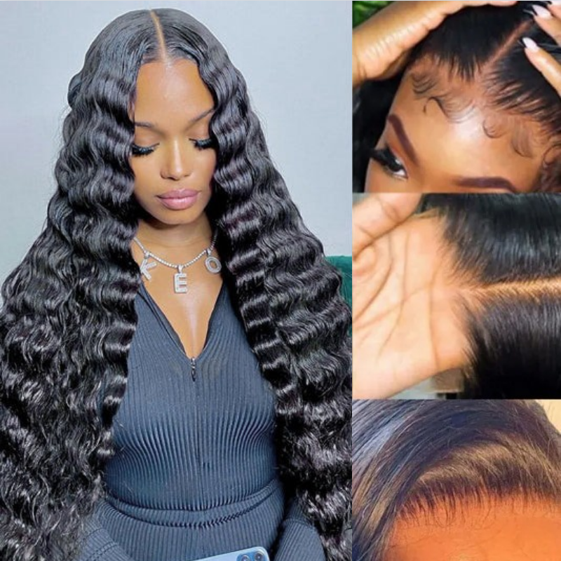 Nadula Glueless Deep Wave HD Lace Wig 5*5 Lace Closure Wig High Density Full and Thick, Catalog Online Nadula 2327
