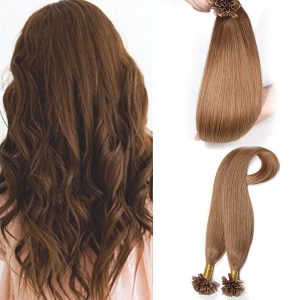 Nadula Pre Bonded U Tip 50G Keratin Fusion Hair Extensions Straight Remy Human Hair Extensions #1 #1B #2, Catalog Online Nadula 181