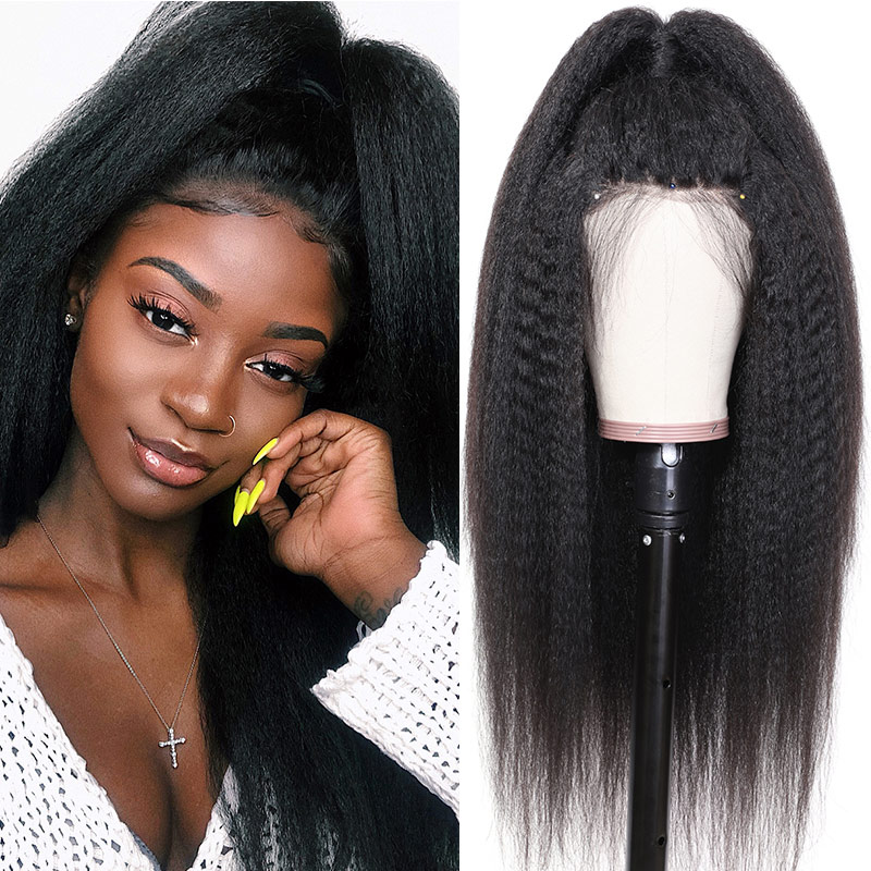Nadula Whatsapp Flash Deal Kinky Straight Pre Plucked With Baby Hair 13*4 Lace Frontal Remy Human Hair 150% Density Wigs, Catalog Online Nadula 2169