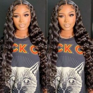 Nadula Whatsapp Flash Deal Loose Deep Wave Wigs Long Natural Black Human Hair Lace Front Wigs 150% Density, Catalog Online Nadula 2168