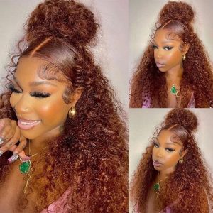 Nadula Hair 33B Auburn Curly Hair Bundles Reddish Brown Human Hair 3 Bundles Dark Ginger Curly Hair Extension, Catalog Online Nadula 2396