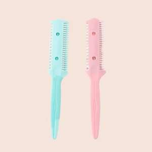 Nadula 1pc Hair Cutting Comb Hair Brushes with Razor Blades Hair Brush DIY Styling Tools, Catalog Online Nadula 1792