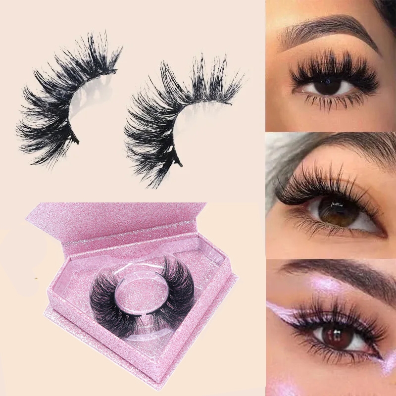 Nadula 3D Mink Eye Lashes Natural Handmade Volume Soft Reusable Eyelashes 1 Pairs, Catalog Online Nadula 1143