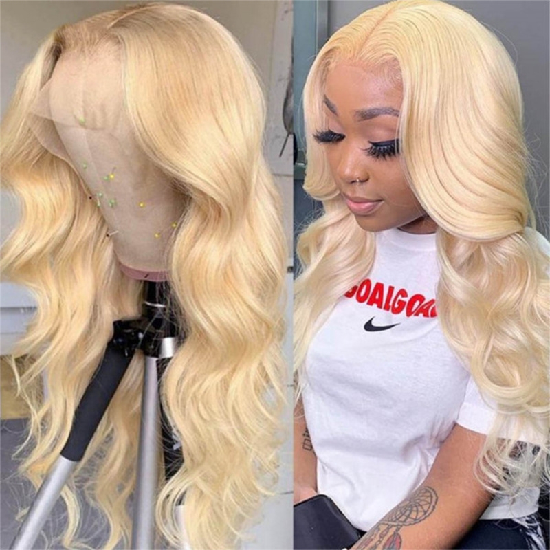 Nadula 613 Blonde Remy Body Wave Transparent 13x4 Lace Front Human Hair Wigs 180% Density Wig, Catalog Online Nadula 2184