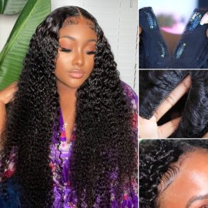 Nadula Beginner Friendly Air Wig Jerry Curly V Part Wig Glueless Upgrade Rose Net More Breathable Hollow Out Wig, Catalog Online Nadula 2310
