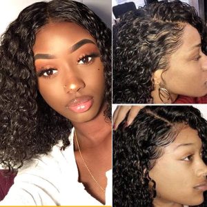 Nadula Water Wave Short Bob Wigs 360 Lace Front Wigs Human Hair 150% Density, Catalog Online Nadula 1434