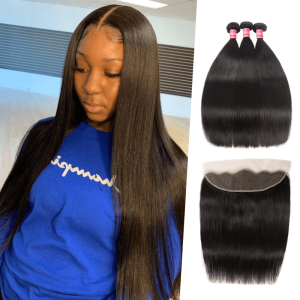 Nadula Wholesale Best Virgin Brazilian Straight Hair 3 Bundles With Lace Front Closure, Catalog Online Nadula 92