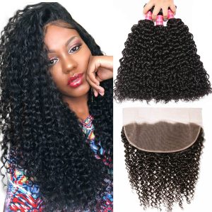 Nadula Brazilian Curly Virgin Hair Weave 3 Bundles With 13x4 Lace Frontal Closure Best Virgin Human Hair, Catalog Online Nadula 78