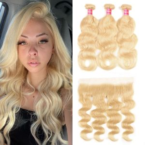 Nadula Hot Selling 613 Lace Frontal And 3 Bundles Body Wave Hair, Catalog Online Nadula 2781