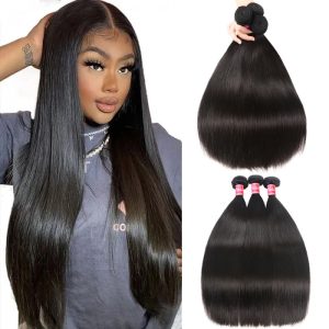 Nadula 3 Bundles Of Affordable Virgin Peruvian Straight Hair Bundle Deals Human Straight Weave, Catalog Online Nadula 109