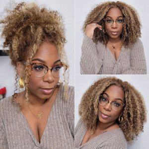 Nadula Flash Sale Kinky Curly Honey Highlight Wig Human Hair 13x4 Swiss Lace Frontal Wigs, Catalog Online Nadula 2777