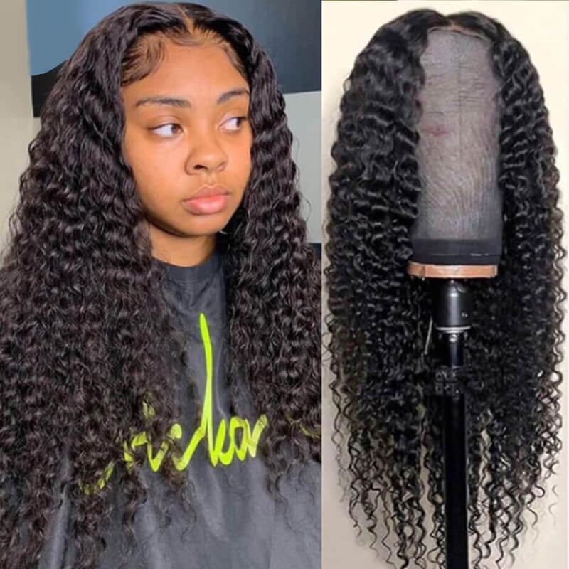 Nadula Best Deal 13*4 Lace Frontal Jerry Curly Wigs 130% And 150% Density Affordable Human Hair Wig, Catalog Online Nadula 1225