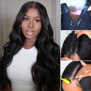 Nadula Remy Hair V Part Body Wave Wig No Leave Out Upgrade 130% Density Affordable U Part Wig, Catalog Online Nadula 2285