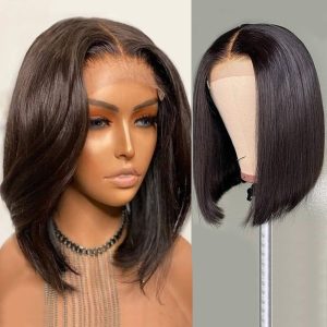 Nadula Whatsapp Flash Deal T Part Short Human Hair Bob Wig Natural Black Straight Bob Wigs For Women, Catalog Online Nadula 2227