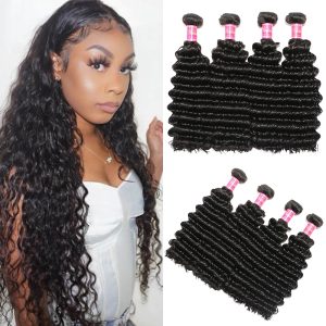 Nadula Virgin Malaysian Deep Wave 4 Bundles 7A Malaysian Virgin Hair Quality Human Hair Weave, Catalog Online Nadula 89