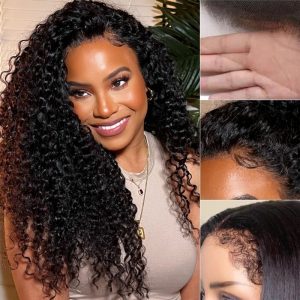 Nadula AlwaysAmeera Recommend 13x4 Lace Frontal Wigs Curly Human Hair Wigs for Women Curly Baby Hair Edges Available Affordable 4x4 Closure Wig, Catalog Online Nadula 2654