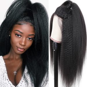 Nadula Yaki Kinky Straight 4*4 Lace Closure Wig Breathable Cap Affordable Natural Look Perfectly Human Hair Wigs, Catalog Online Nadula 2746