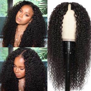 Nadula V Part Wig Beginner Friendly Wigs Glueless Jerry Curly Human Hair Wigs No Sew In No Gel NO Leave Out, Catalog Online Nadula 1605