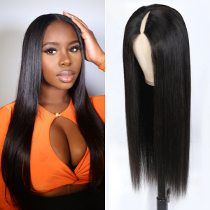 Nadula Glueless Silk Straight Human Hair V Part Wig 150% Density Upgraded U Part Human Hair Wig With 5 Inch Deep Part Hairline, Catalog Online Nadula 1756