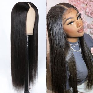 Nadula No Gel Glueless Straight Human Hair V Part Wig 150% Density Thin Hair Friendly U Part Human Hair Wig, Catalog Online Nadula 1822